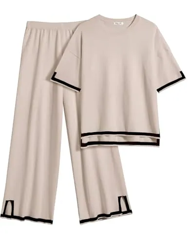 Ekouaer Knit Travel Outfit