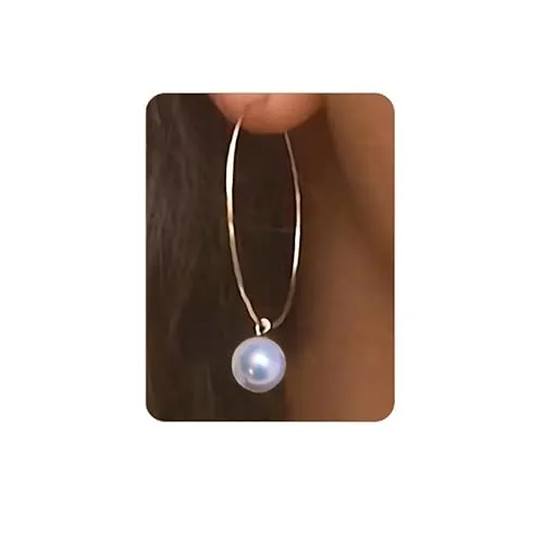 PearlLives Pearl Hoop Earrings