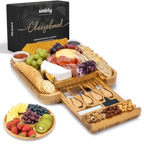 Smirly Charcuterie Board Set