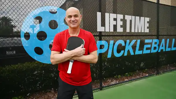 Andre Agassi Pickleball Open Play
