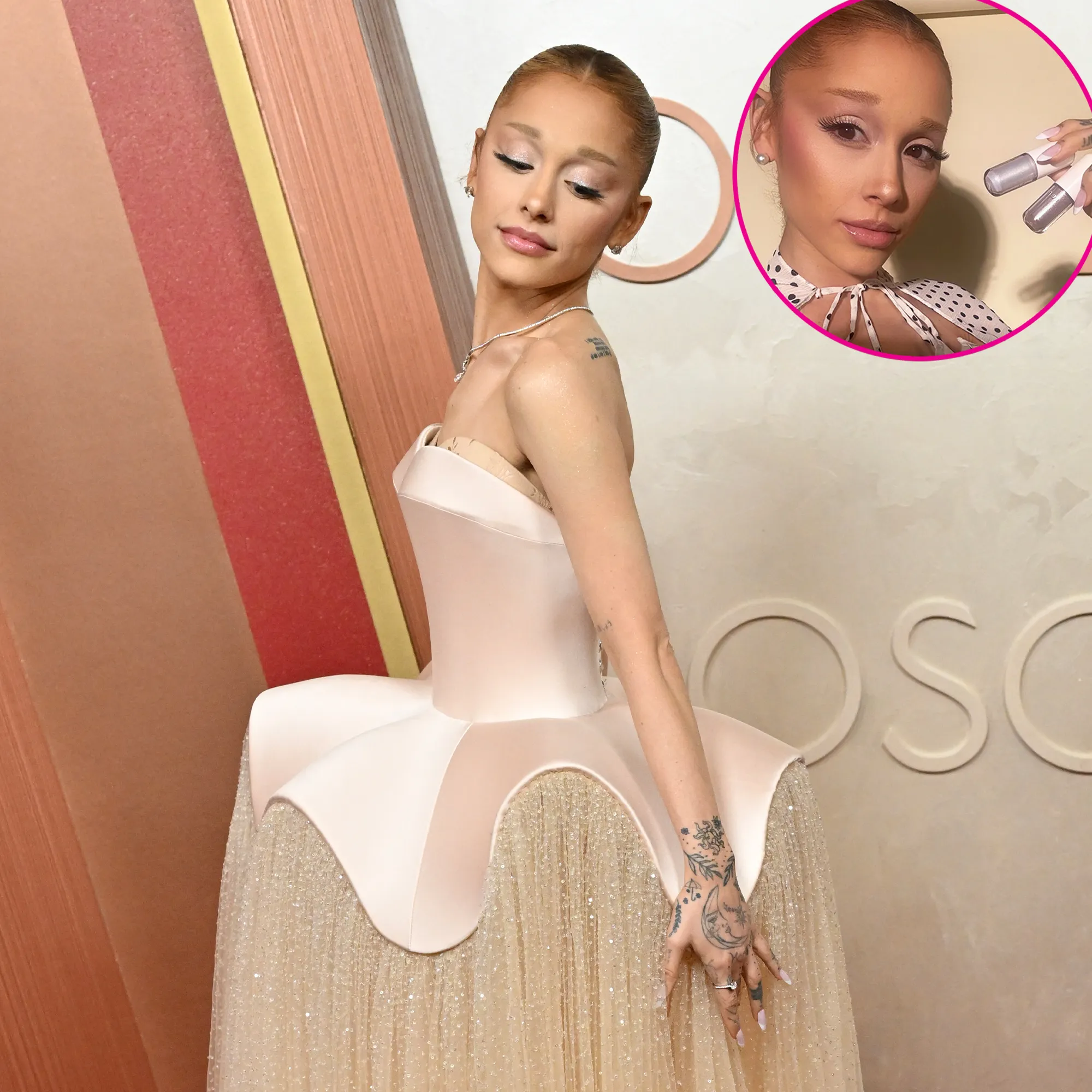 Ariana Grande Demonstrates How to Use Her Liquid Eyeshadows After Hair Transformation