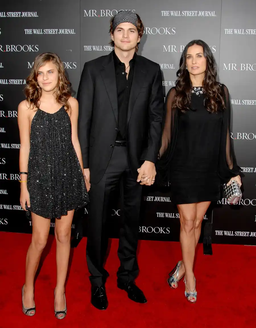 Ashton Kutcher and Former Stepdaughters Rumer Scout and Tallulah Willis Everything They ve Said About Each Other 463