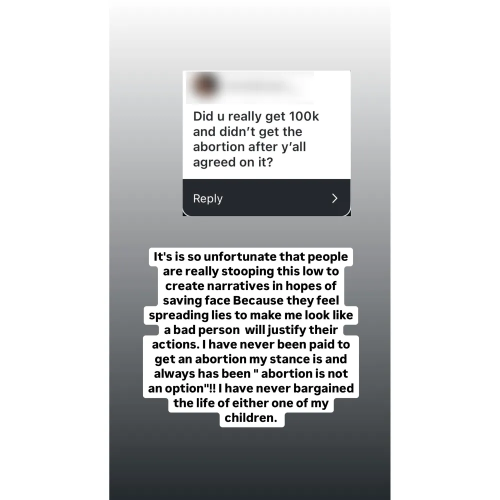 Ayesha Howard Mother of Anthony Edwards Baby Addresses Claim She Got Paid 100k for Abortion