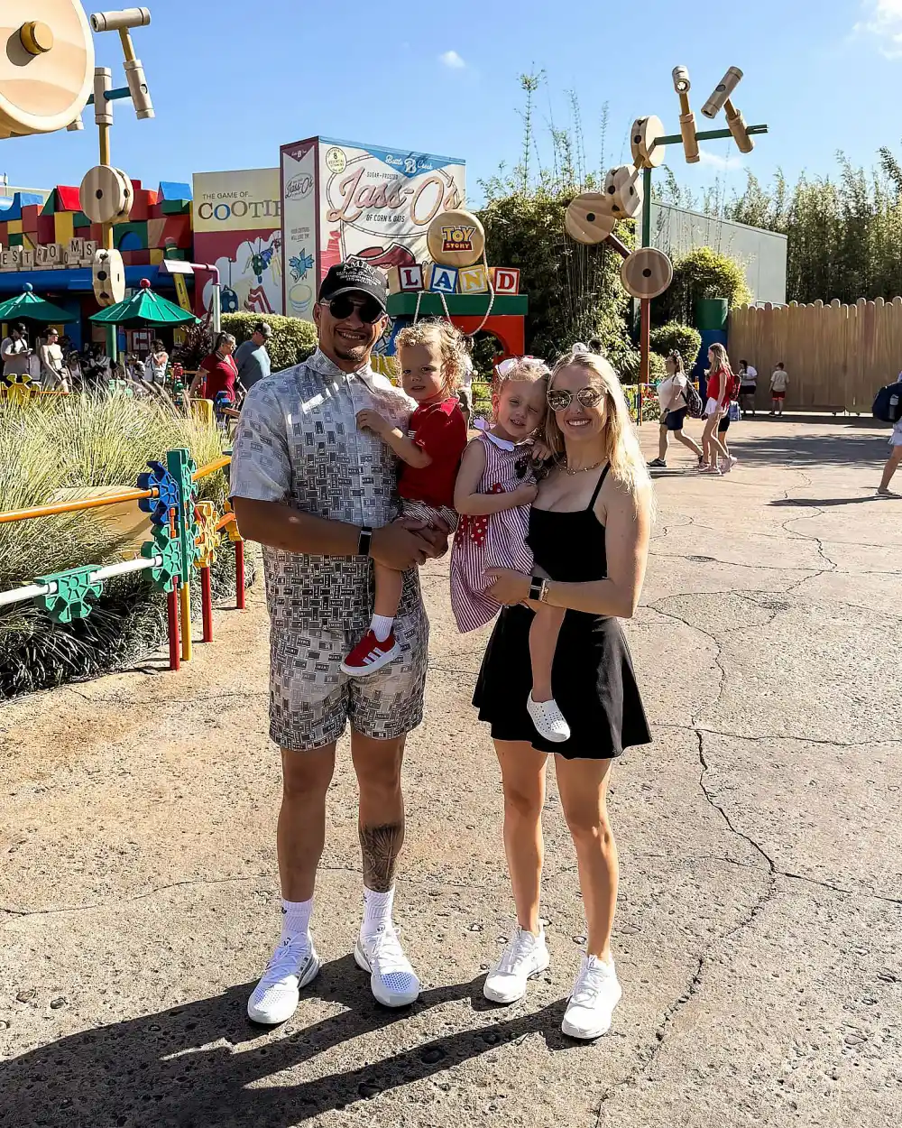 Brittany Mahomes Rocks a Baby Blue Dress and a Fresh Face at Disney World 2