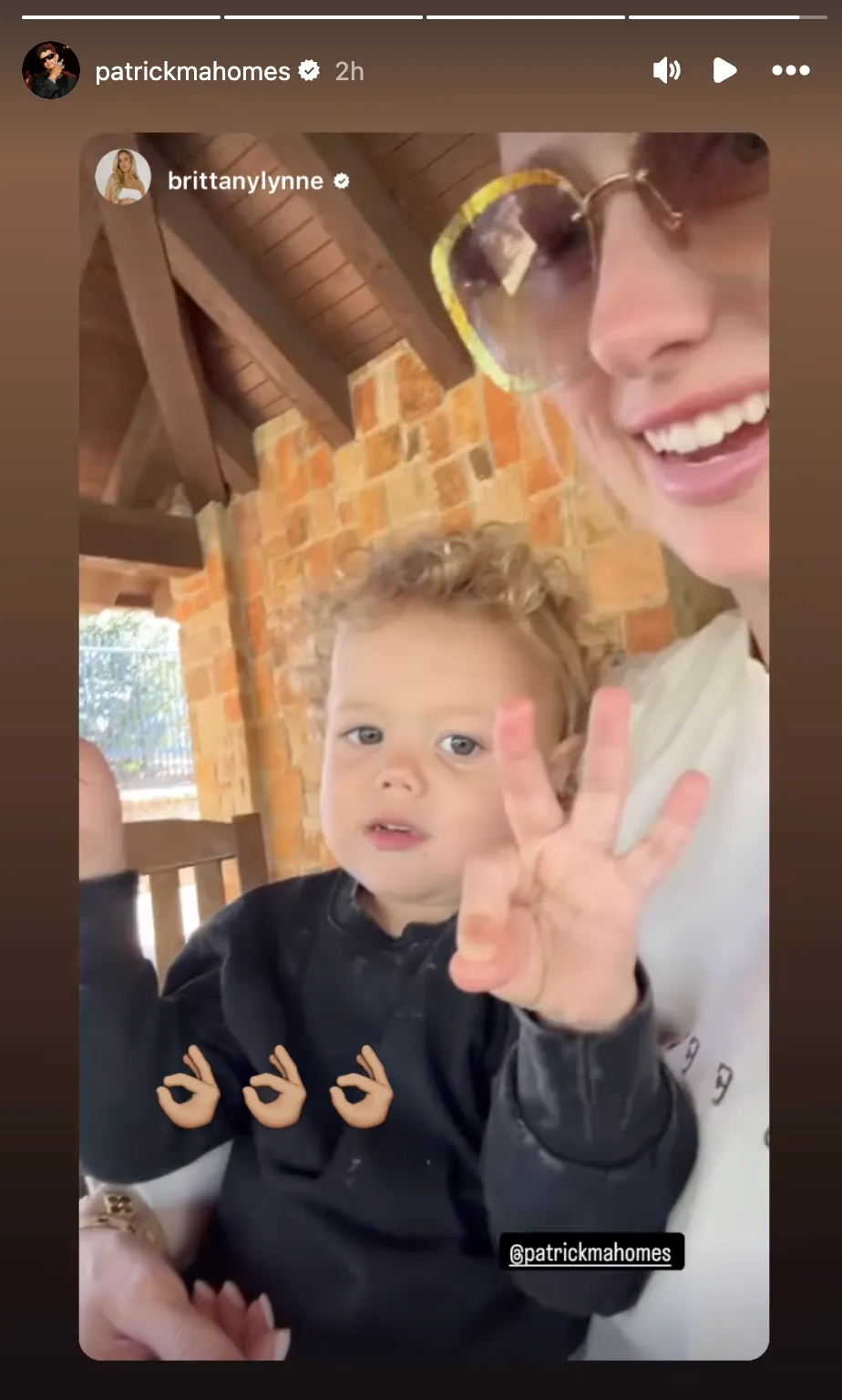 Brittany Mahomes&rsquo; Shares Adorable Video of 2-Year-Old Son Saying His &lsquo;Real Name&rsquo;