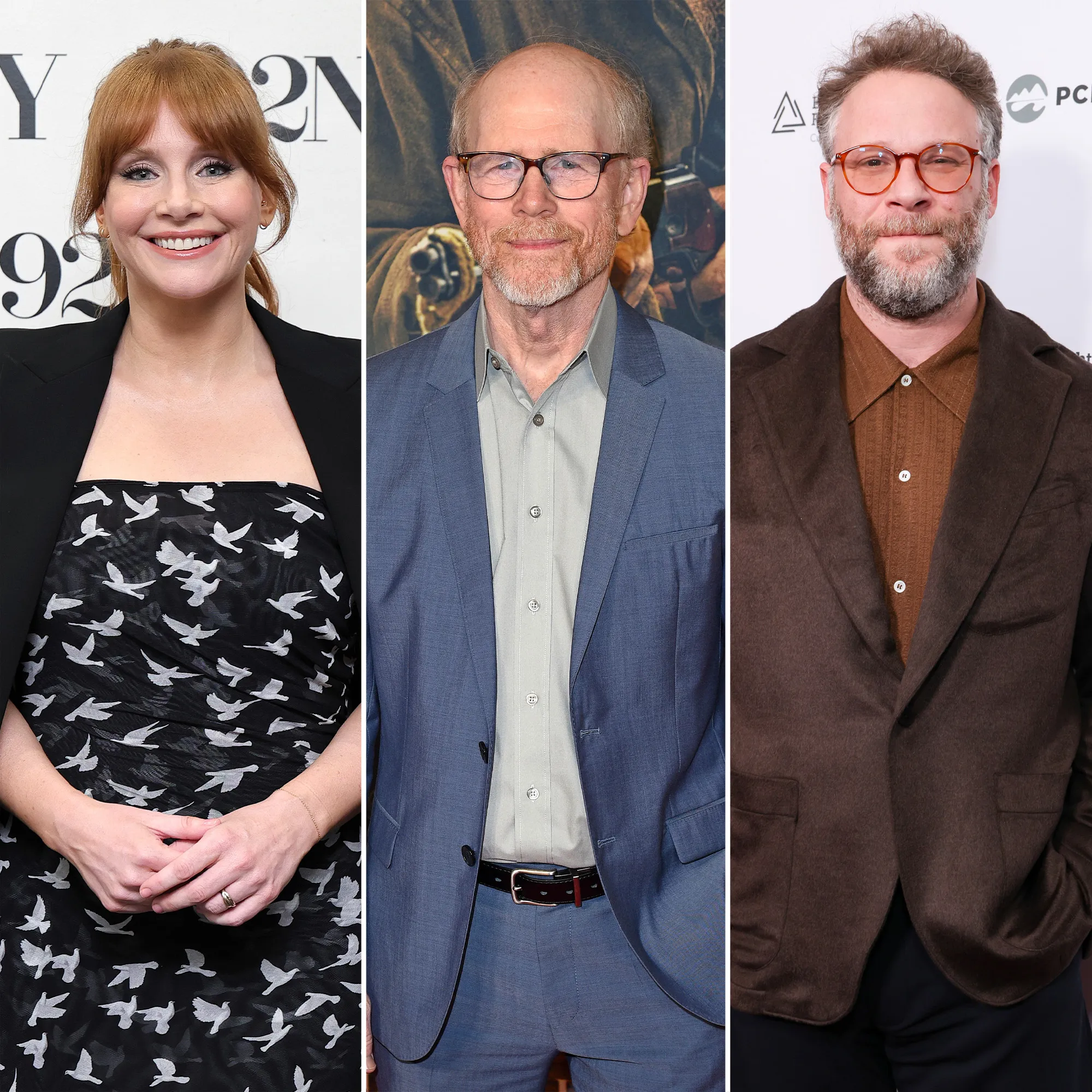 Bryce Dallas Howard Was So Nervous for Dad Ron Howard s The Studio Scene Where He Pushed Seth Rogen