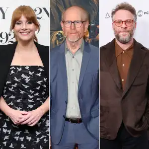 Bryce Dallas Howard Was So Nervous for Dad Ron Howard s The Studio Scene Where He Pushed Seth Rogen