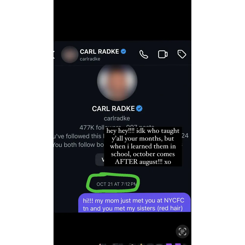 Carl Radke s Summer House Flame Lil Aronoff Clarifies Timeline Shows Receipts of Her DMs