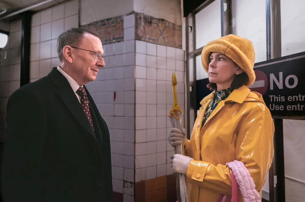 Carrie Preston Threatens Husband Michael Emerson During Tense Elsbeth Reunion Danger Is Lurking