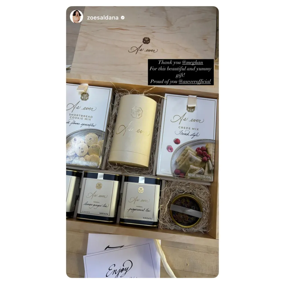 Celebs Who Received Meghan Markles As Ever Product Line Box