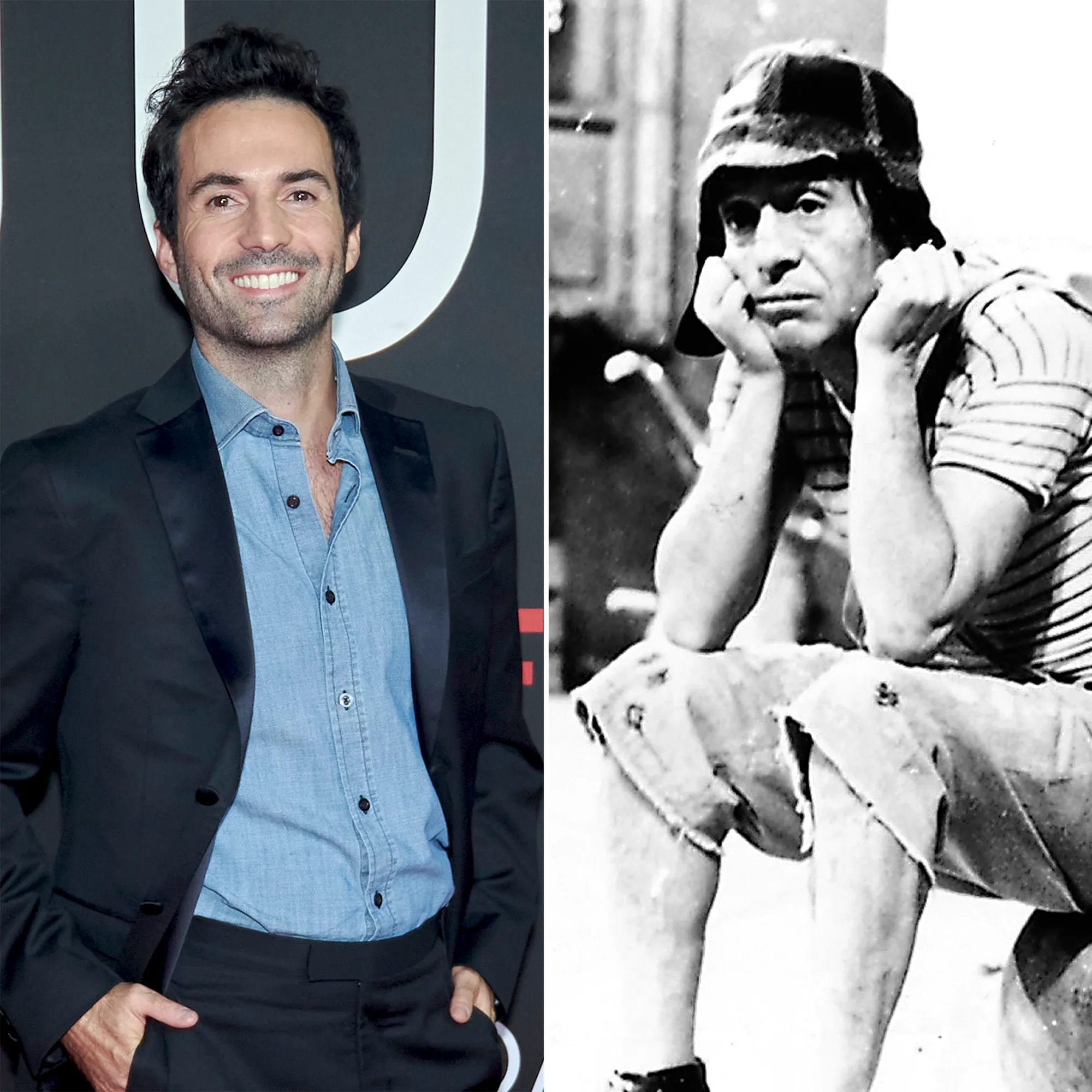 Chespirito y Pablo Cruz Guerrero