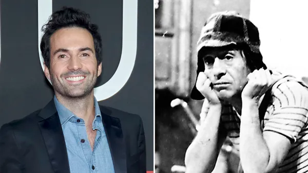 Chespirito y Pablo Cruz Guerrero