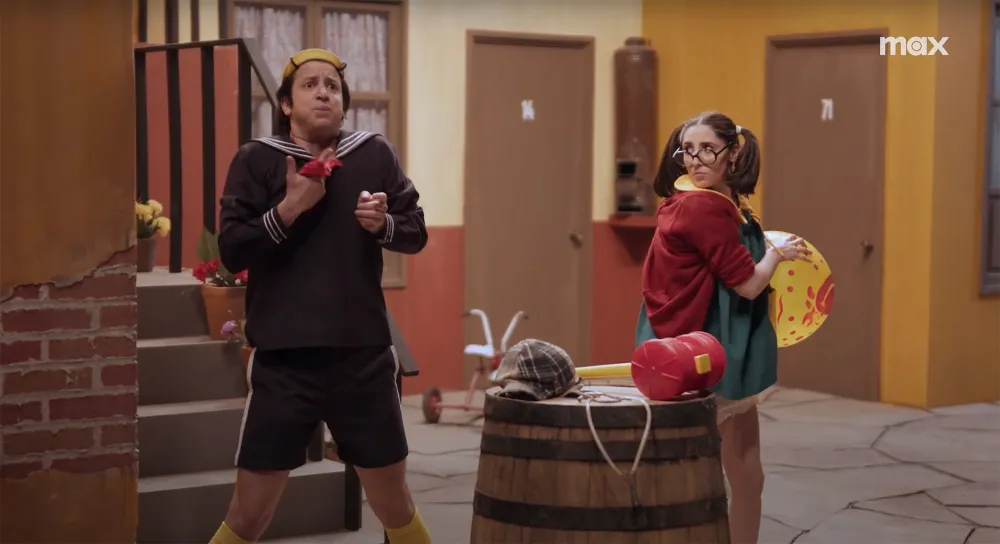 Chespirito y Pablo Cruz Guerrero