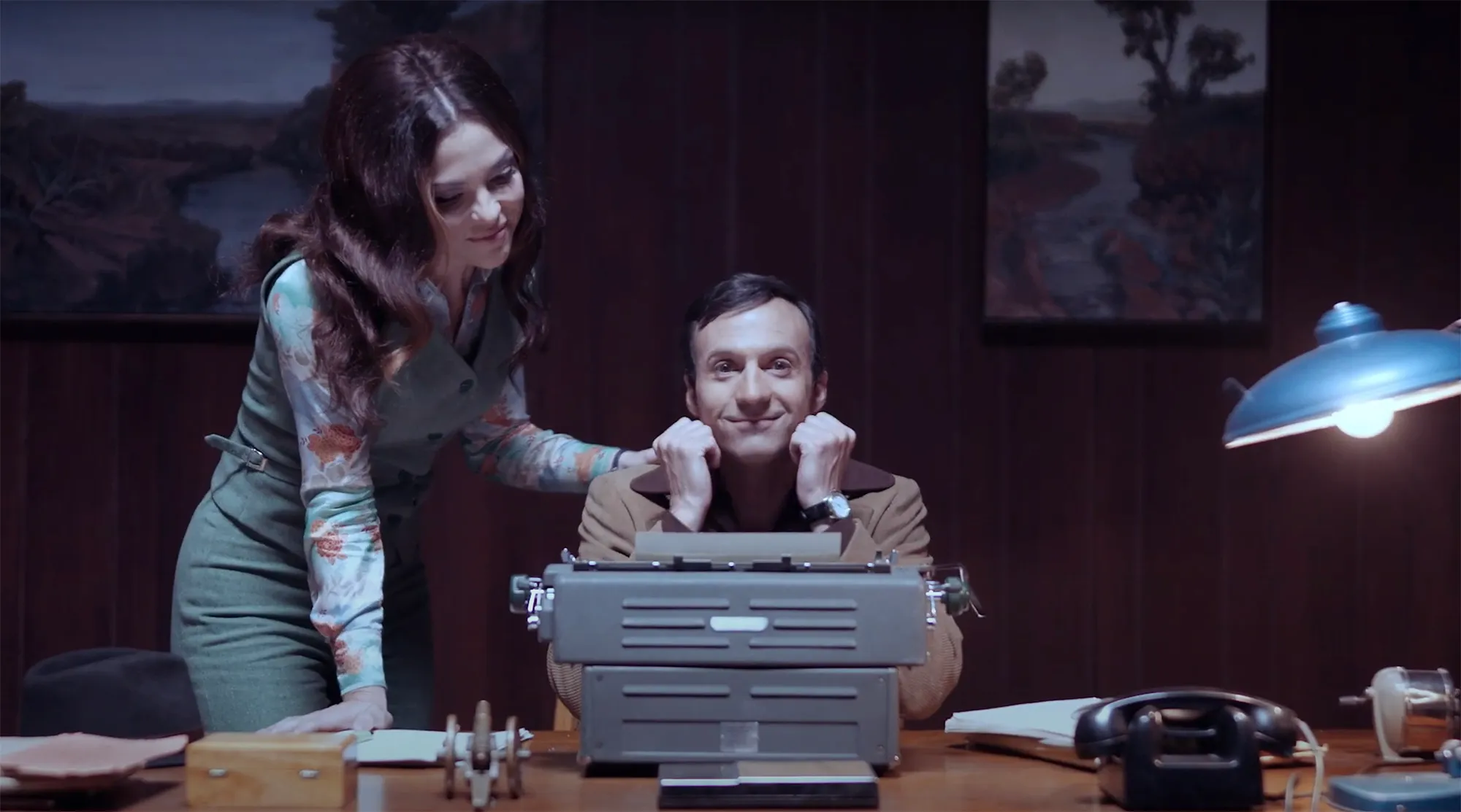 Chespirito y Pablo Cruz Guerrero