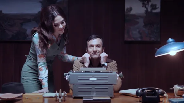 Chespirito y Pablo Cruz Guerrero