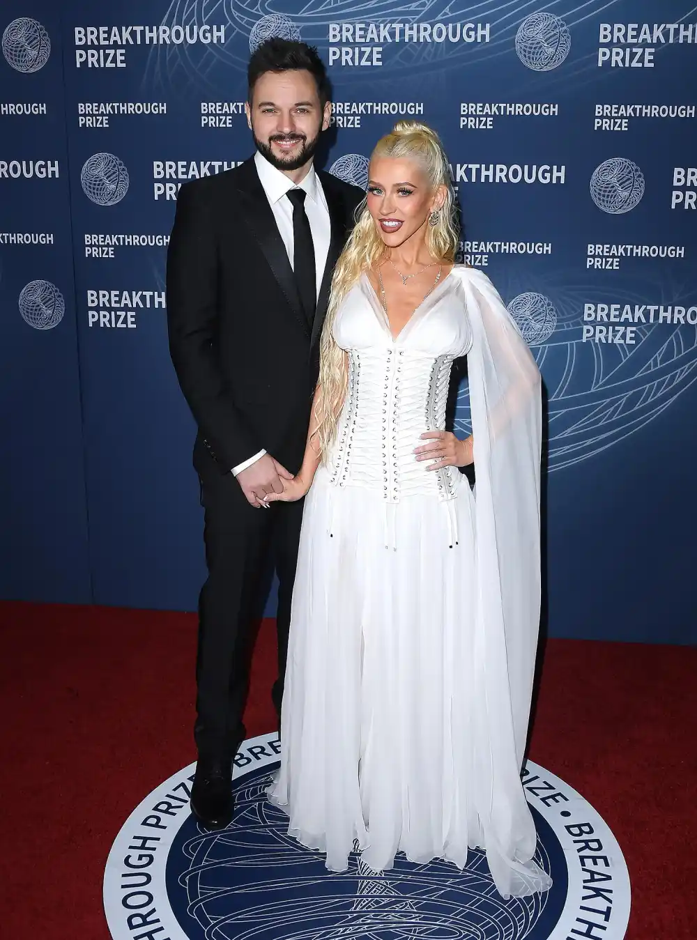 Christina Aguilera and Fiance Matthew Rutler Enjoy Date Night at Breakthrough Prize Ceremony