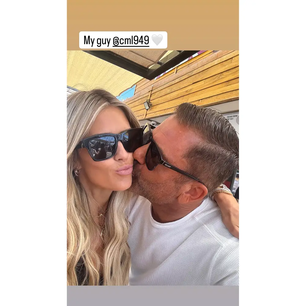 Christina Haack and boyfriend Christopher Larocca heat up with PDA