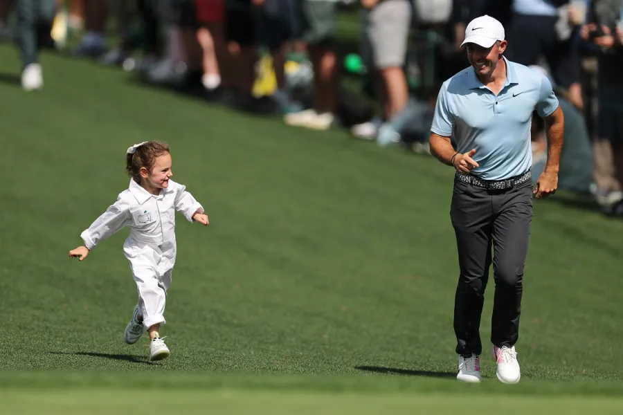 Cutest Kids at 2025 Masters Tournament Rory McIlroy s Daughter Poppy to Scottie Scheffler s Son Bennett 572 Rory McIlroy of Northern Ireland with his daughter Poppy McIlroy