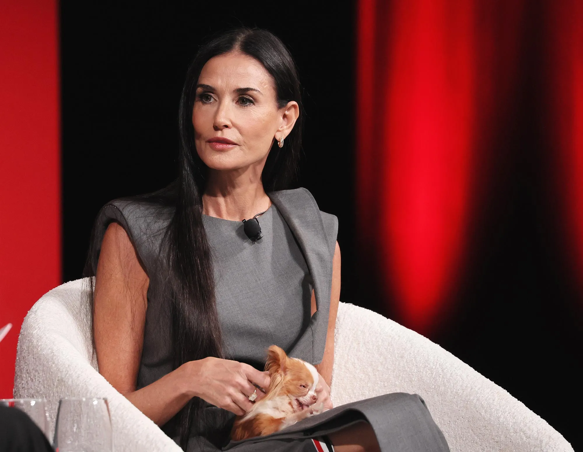 Demi Moore Is Open to Letting Her Gray Hairs Grow Out Someday