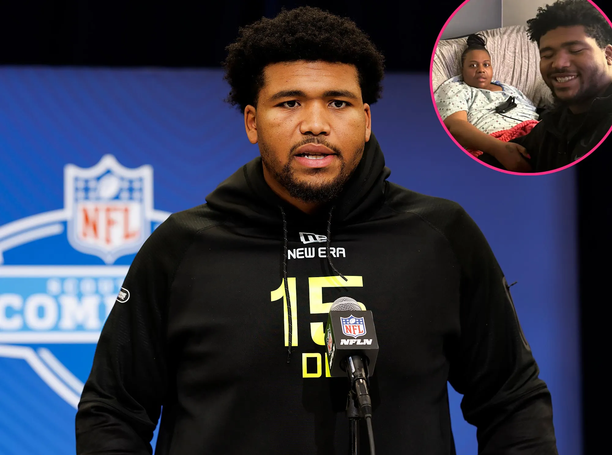 Derrick Harmon Was By His Mothers Bedside When She Died Hours After His NFL Draft Selection