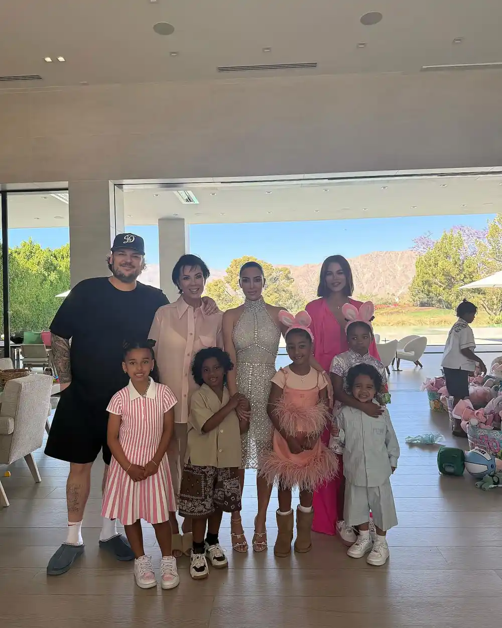 Easter Photo Kardashian Family