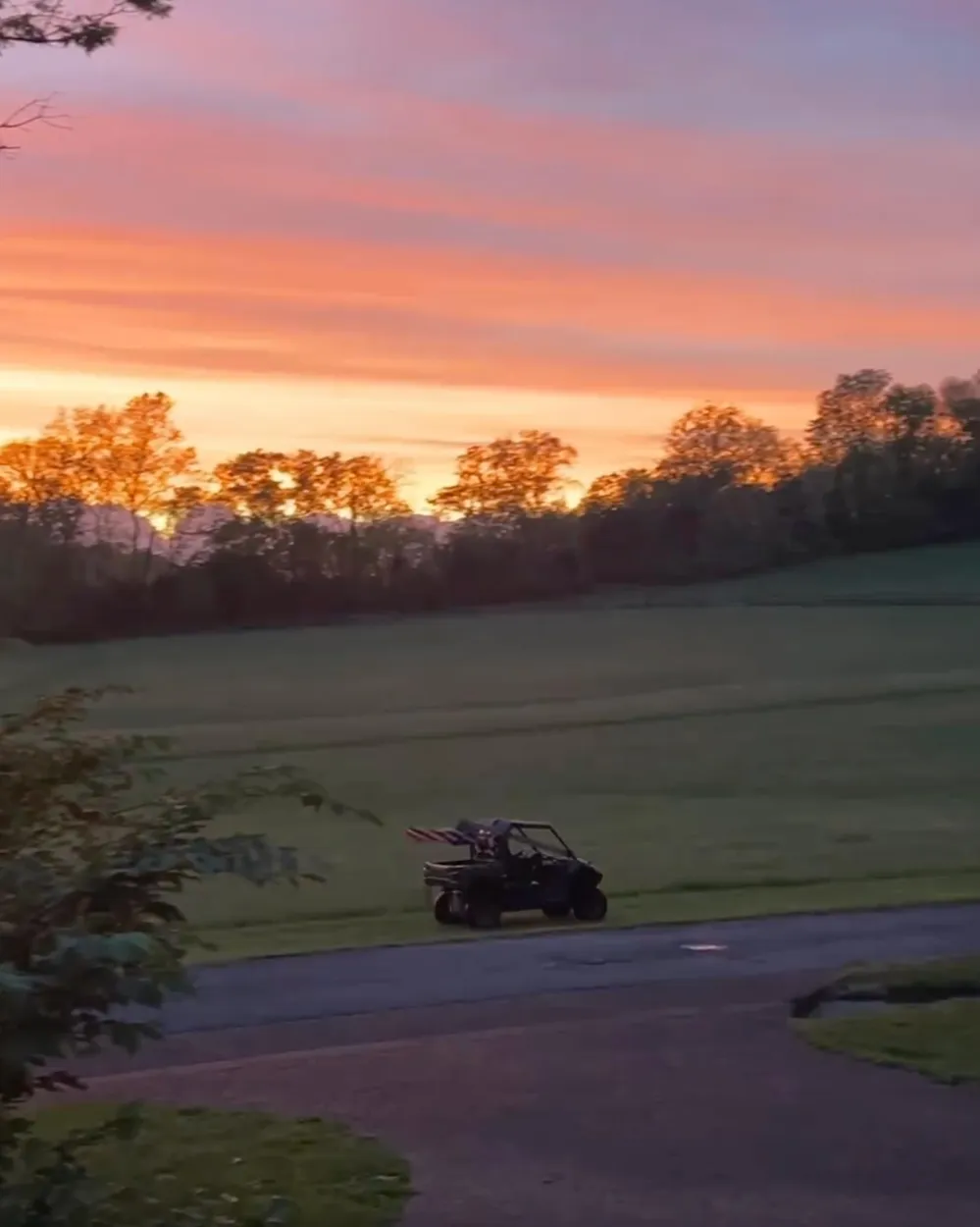 Elizabeth Hurley Shares Clip of Billy Ray Cyrus Driving Through Countryside