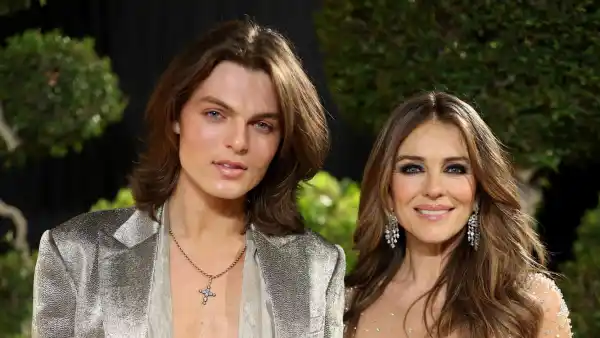 Elizabeth Hurleys Sweetest Moments With Her Son Damian Over the Years