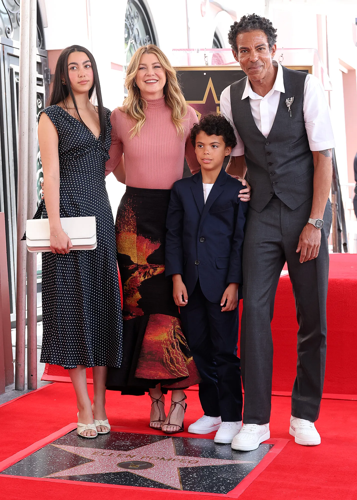 Ellen Pompeo Is All Smiles in Rare Family Photo at Hollywood Walk of Fame Ceremony