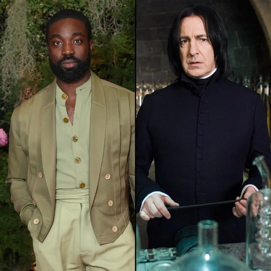 Everyone Cast in HBO s Harry Potter TV Series — and Who They re Playing John Lithgow and More 724 Paapa Essiedu as Severus Snape_Alan Rickman as Snape