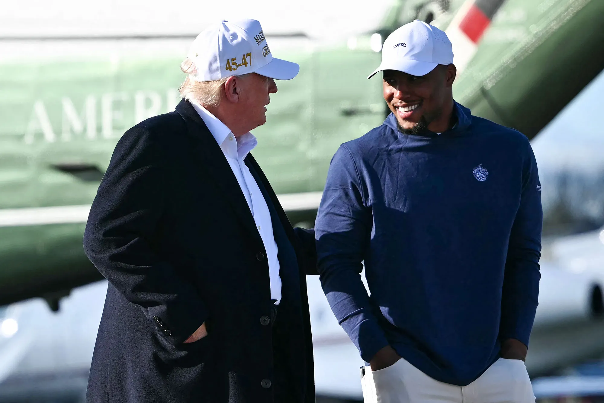 Feature New York Giants Deny President Trump Talked to Them About Saquon Barkley