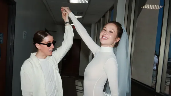 Gabby Windey Wows in Sheer Dress for Her Legal Wedding With Robby Hoffman