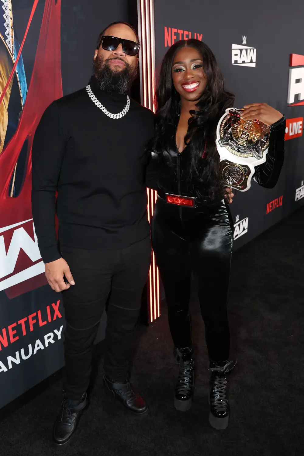 Jimmy Uso and Naomi