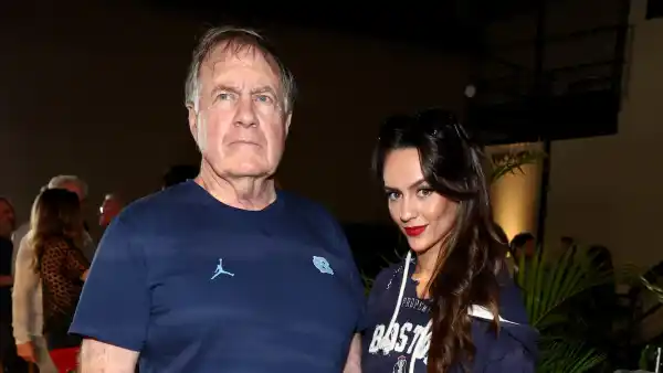 Bill Belichick and Jordan Hudson