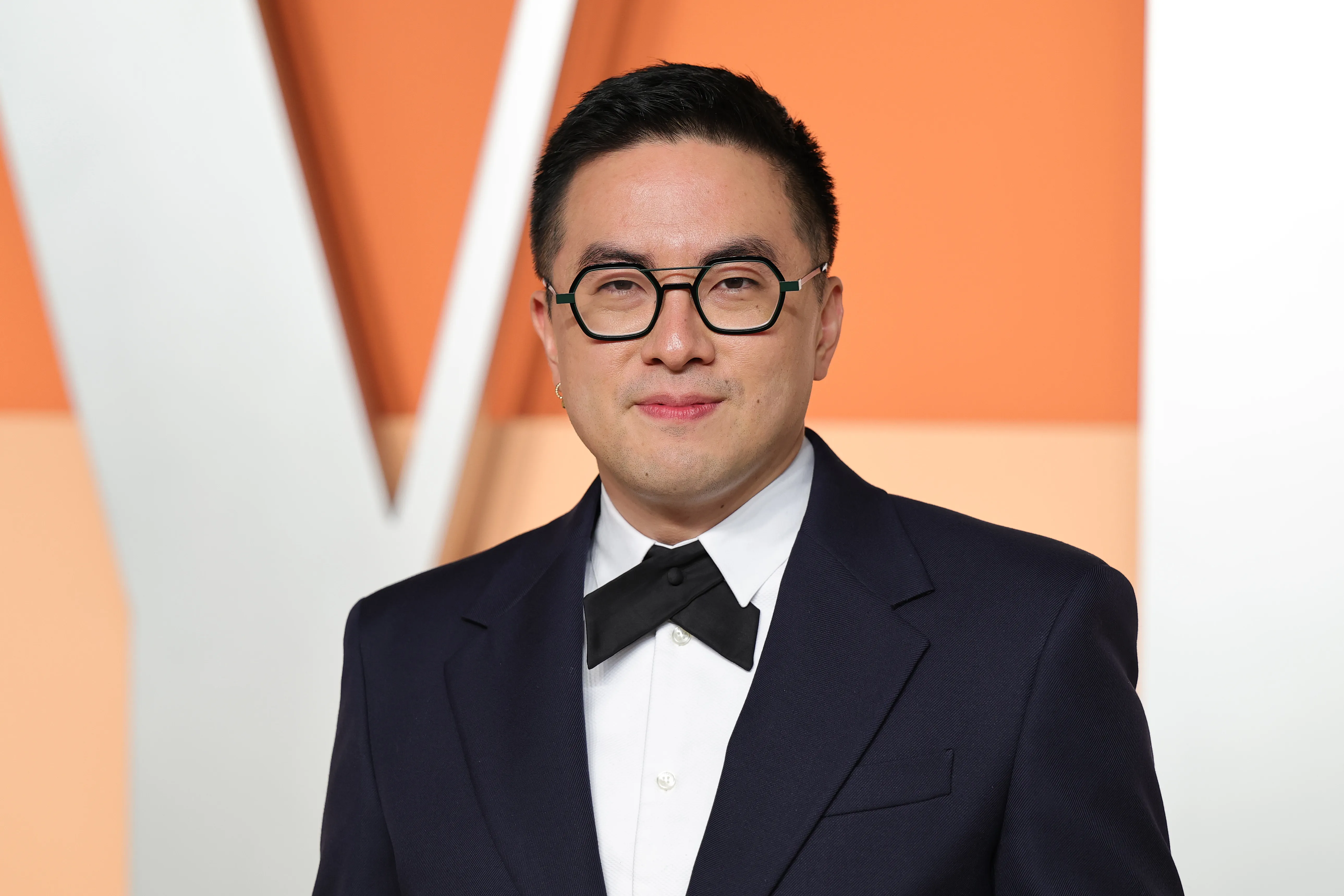 BEVERLY HILLS, CALIFORNIA - MARCH 02: Bowen Yang attends the 2025 Vanity Fair Oscar Party Hosted By Radhika Jones at Wallis Annenberg Center for the Performing Arts on March 02, 2025 in Beverly Hills, California. (Photo by Dia Dipasupil/FilmMagic)