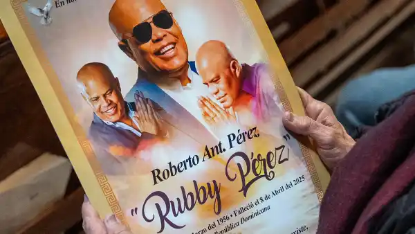 Esquela de Rubby Pérez.