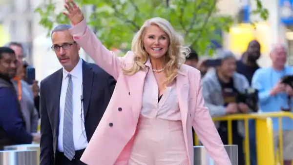 Christie Brinkley is seen on April 28, 2025 in New York City.