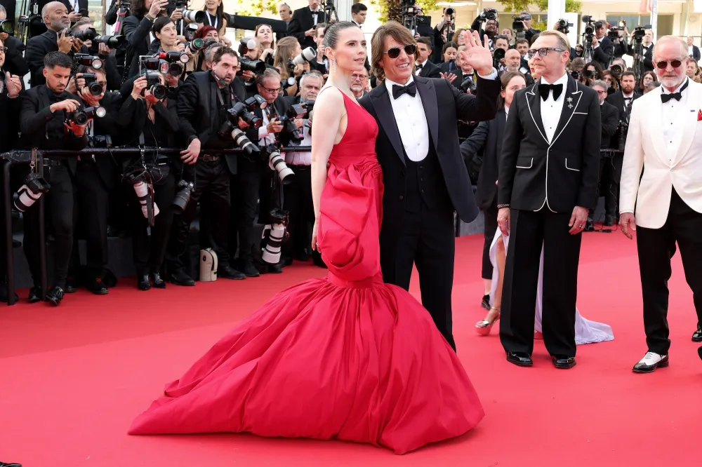Tom Cruise and Hayley Atwell at Cannes