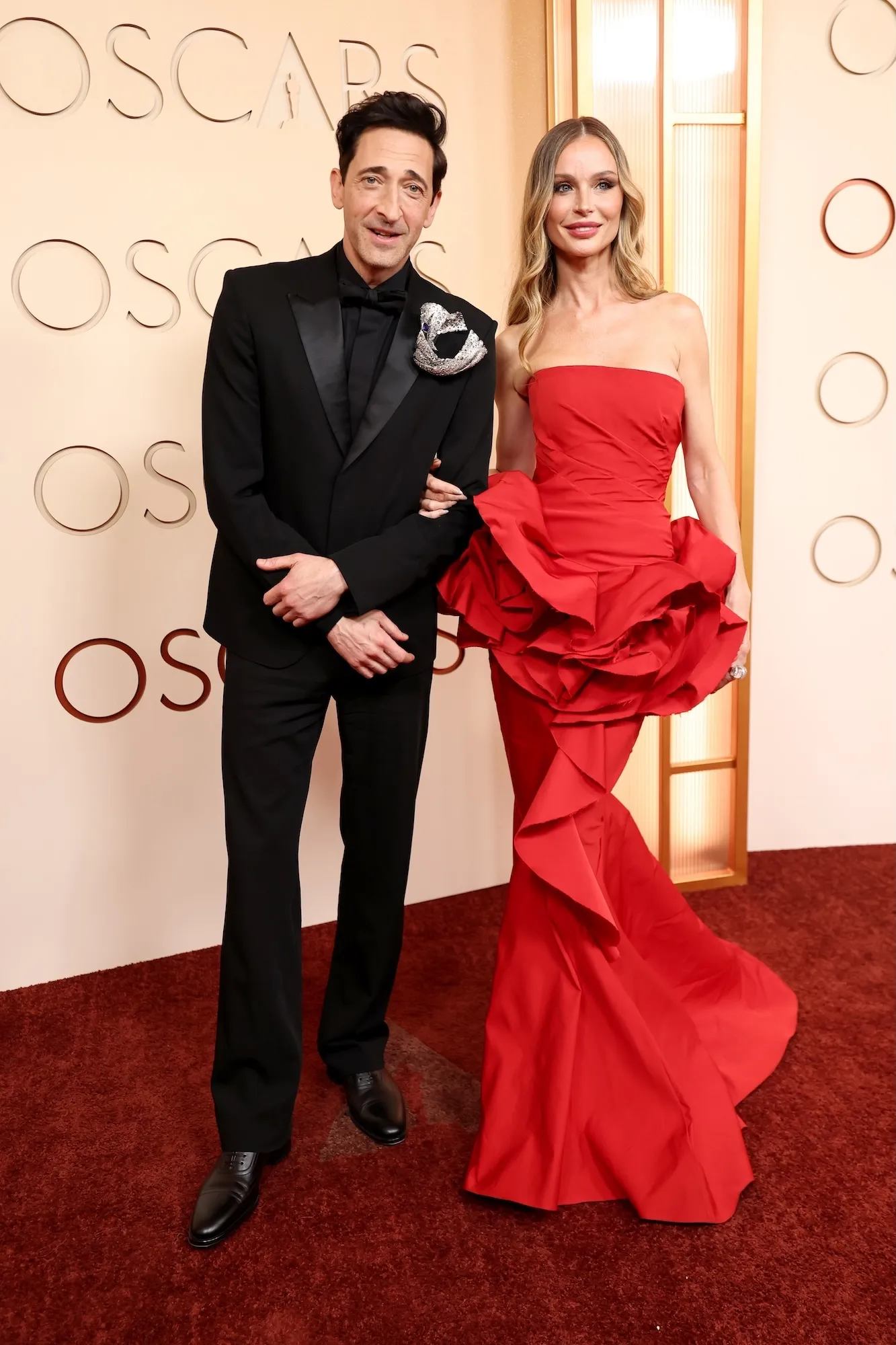 Adrien Brody and Georgina Chapman Show Off Their Love at 2026 Oscars