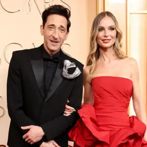 Adrien Brody and Georgina Chapman Show Off Their Love at 2026 Oscars