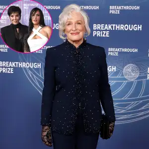 Glenn Close Dishes on Martini-Filled Pajama Party at Kris Jenner's House