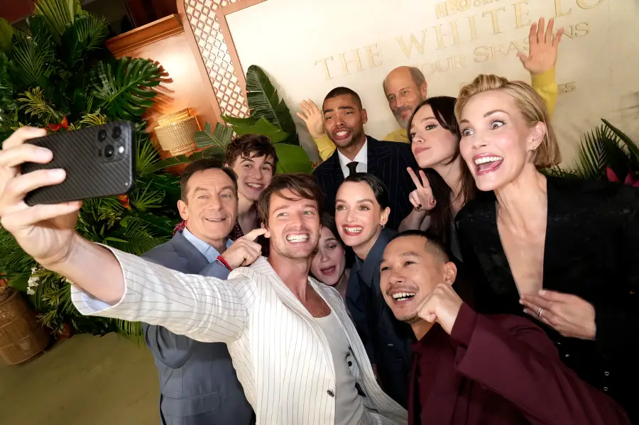 The White Lotus Cast Step Out in Style at Season 3 Finale Event