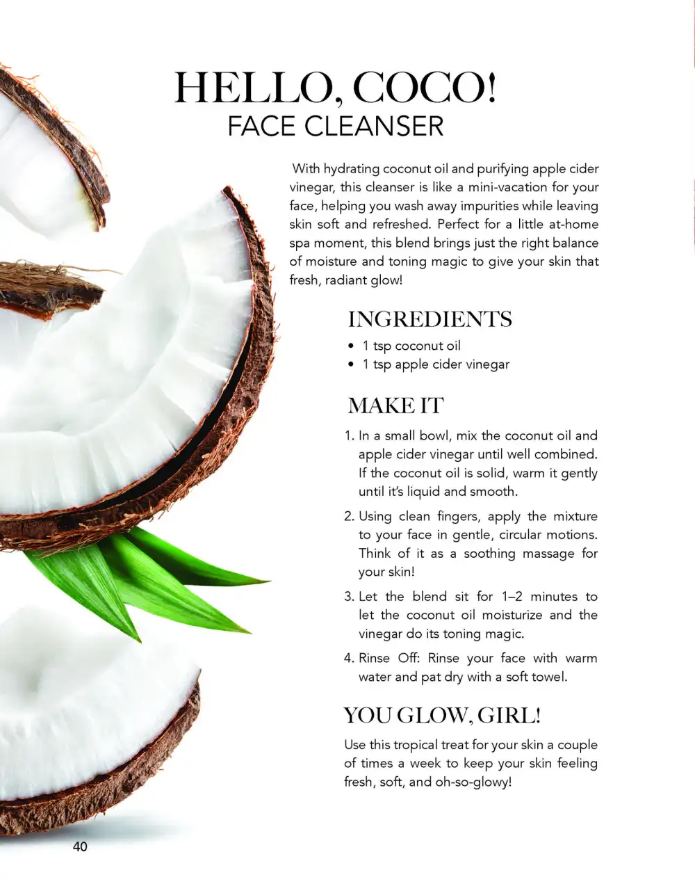 Hilaria Baldwin Beauty Recipe Book