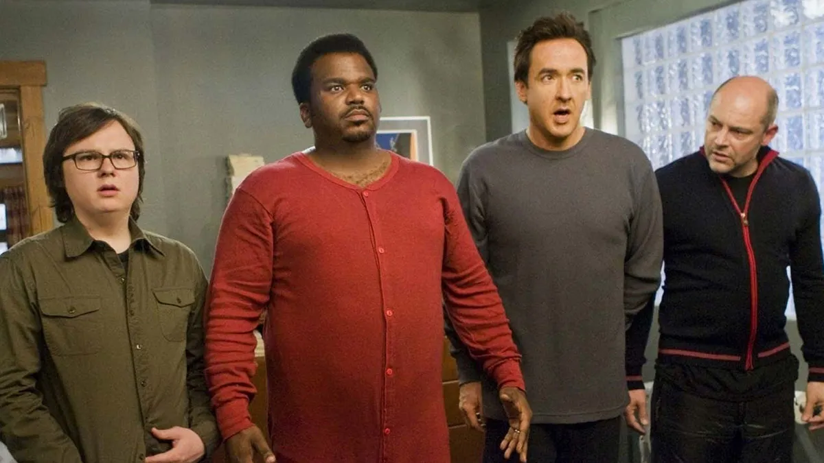 The cast of Hot Tub Time Machine.