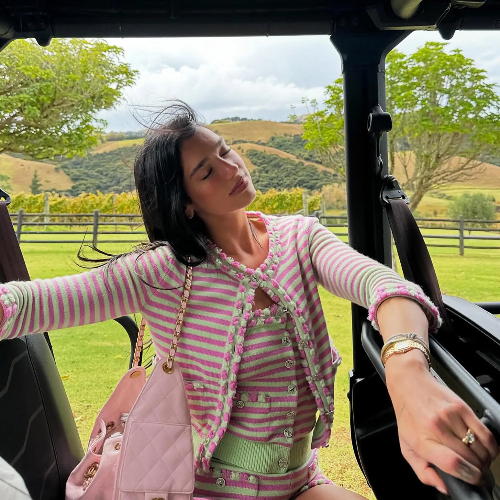 How to Wear Dua Lipas Must Have Knit Matching Set All Spring