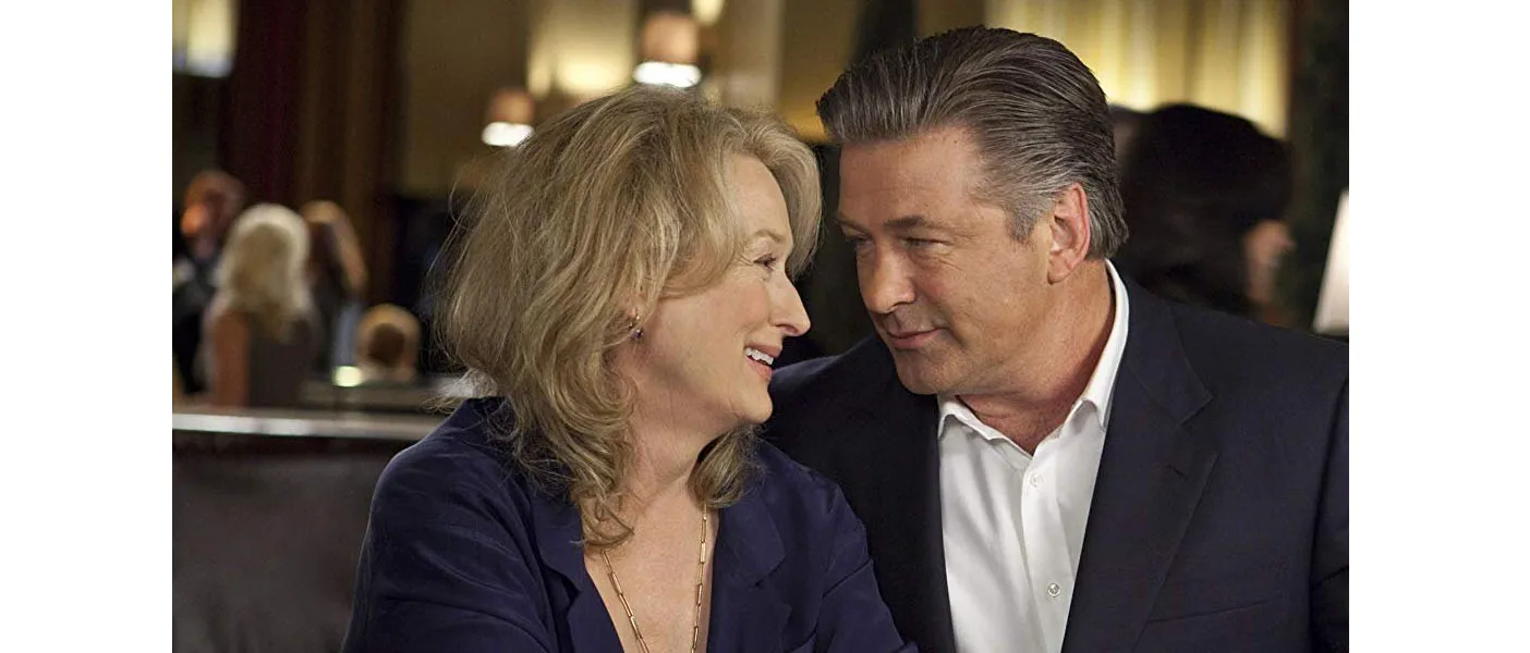 Meryl Streep and Alec Baldwin in It's Complicated.