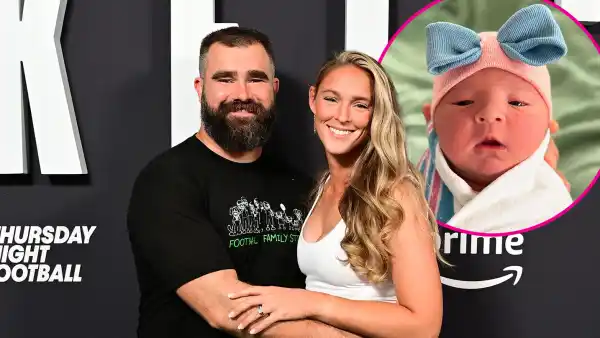 Jason Kelce Asks Wife Kylie Kelce If She Put a Filter on 1st Picture of Baby Finn