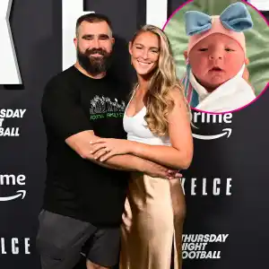 Jason Kelce Asks Wife Kylie Kelce If She Put a Filter on 1st Picture of Baby Finn