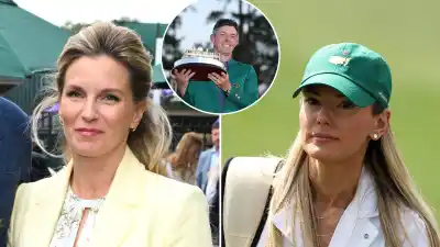 Justin Rose s Wife Also Hugged Rory McIlroy s Wife After Their Husbands Masters Sudden Death Playoff