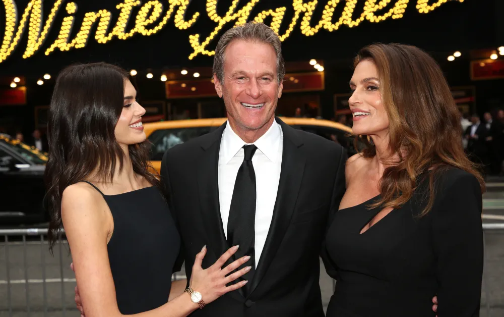 Kai Gerber Steps Out with Rande Gerber and Cindy Crawford