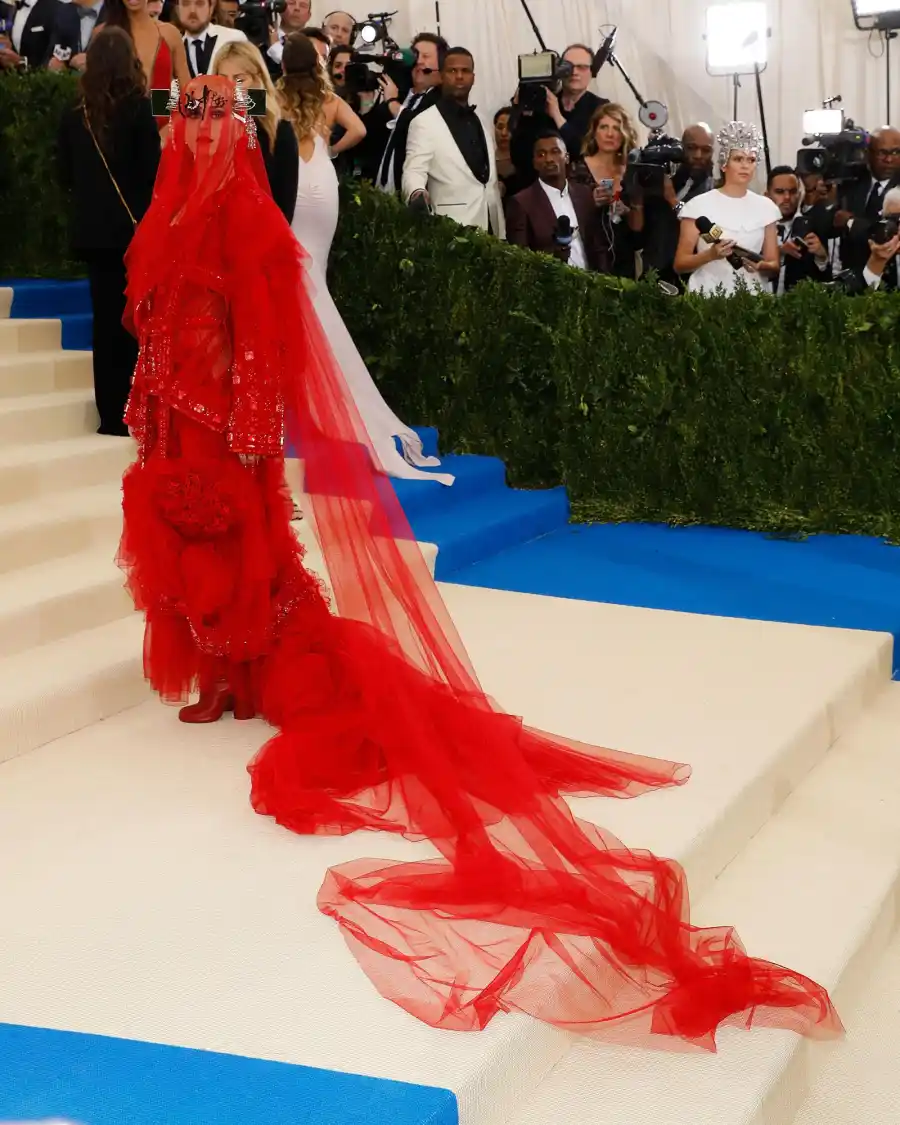 Katy Perry s Met Gala Evolution Chandelier Ensembles to Winged Moments 218